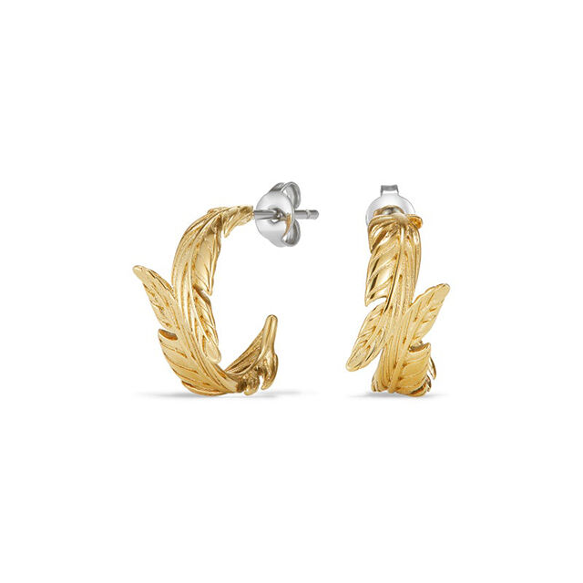 OLIVIA BURTON 「〈OLIVIA BURTON(ｵﾘﾋﾞｱﾊﾞｰﾄﾝ)〉ｼｸﾞﾈﾁｬｰ ﾌｪｻﾞｰｺﾞｰﾙﾄﾞ ﾌｰﾌﾟ ﾋﾟｱｽ」|ピアス|