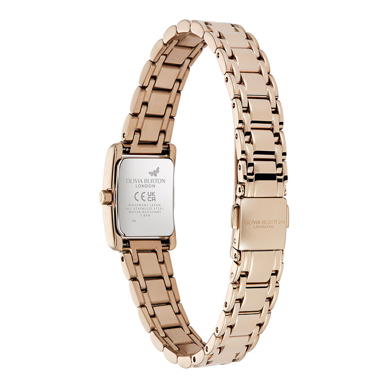 OLIVIA BURTON 「〈OLIVIA BURTON(ｵﾘﾋﾞｱﾊﾞｰﾄﾝ)〉ｸﾗｼｯｸ 16mm ﾐﾆｸﾞﾛｰﾌﾞ ﾛｰｽﾞｺﾞｰﾙﾄﾞ ﾌﾞﾚｽﾚｯﾄ」|腕時計|