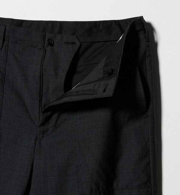 UNITED ARROWS「＜District＞ウォッシュド トロピカルウール ベイカー スラックス」|スラックス|