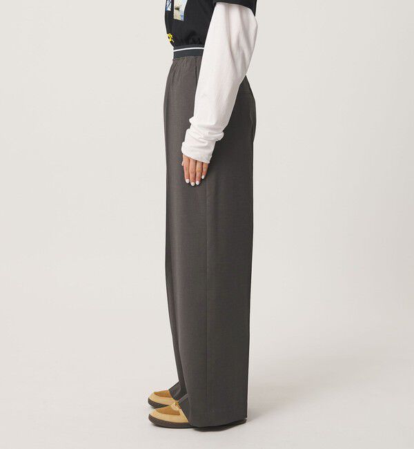 BEAUTY&YOUTH UNITED ARROWS「ラインゴム ワイドパンツ ウォッシャブル 防シワ」|その他|