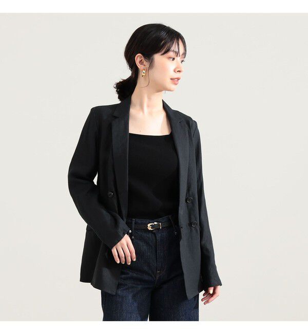 Demi-Luxe BEAMS 「【別注】TICCA / リネン ジャケット」|ダッフルコート|別注BLACK