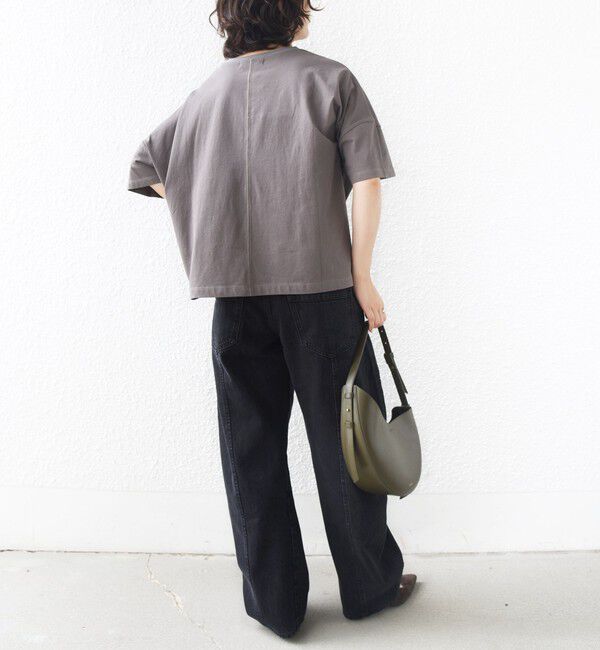 SHIPS for women「《予約》【SHIPS別注】81BRANCA: 5分袖 ロゴ・フォト TEE」|Tシャツ・カットソー|