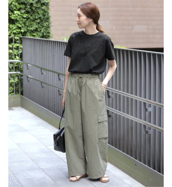 SLOBE IENA「《予約》アイラッシュレースTシャツ」|Tシャツ・カットソー|