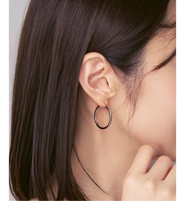 NOBLE「《予約》WAEKURA/ワエクラ フープピアス 25mm」|ピアス|