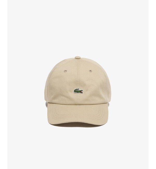 LACOSTE「ワンポイントワニロゴキャップ」|キャップ・キャスケット|ベージュ