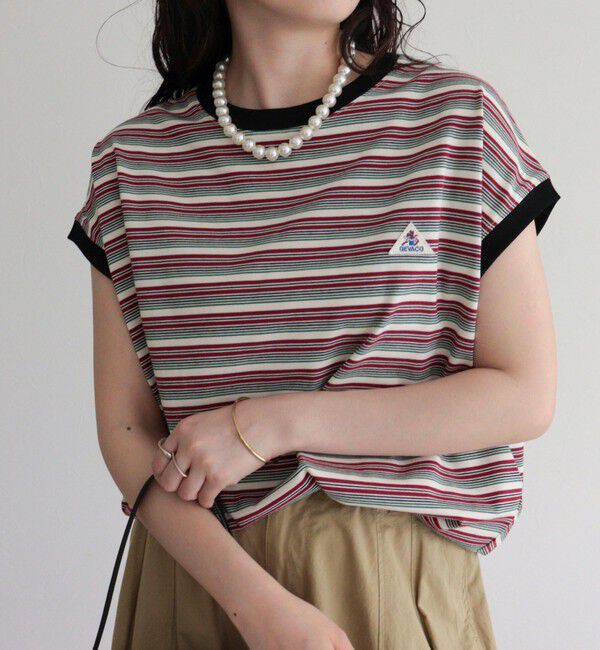 fredy emue「【GEVACO/ゲバコ】クルーネックフレンチスリーブTシャツ」|Tシャツ・カットソー|