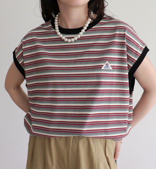 fredy emue「【GEVACO/ゲバコ】クルーネックフレンチスリーブTシャツ」|Tシャツ・カットソー|