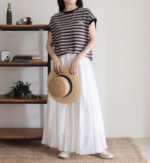 fredy emue「【GEVACO/ゲバコ】クルーネックフレンチスリーブTシャツ」|Tシャツ・カットソー|