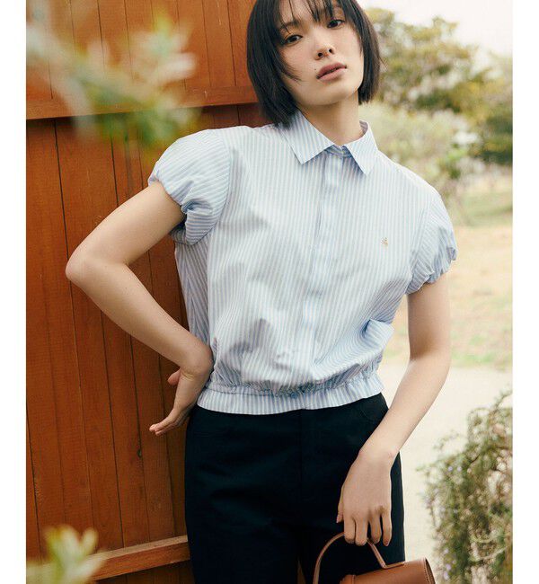 VIS「【POLO BCS】VIS別注コンパクトシャツ」|シャツ・ブラウス|サックス(48)