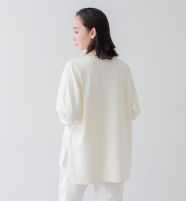 collex「ストレッチドロップショルダープルオーバー」|ニット・セーター|