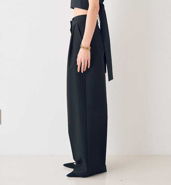Rouge vif「ストレッチツータックワイドパンツ」|その他|