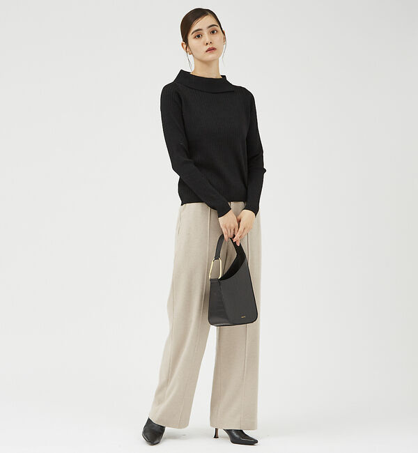 qualite「【セットアップ対応】ツイルジャージパンツ」|スラックス|