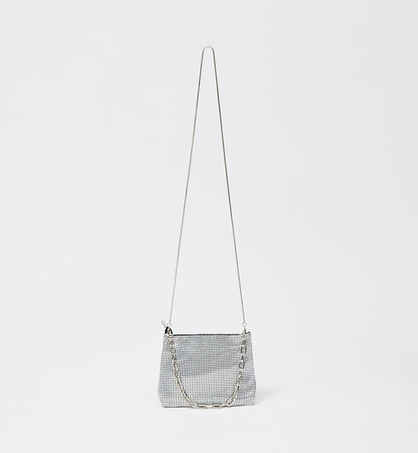 LOWELL things「●SOEUR/メタルミニポシェット」|クラッチバッグ|シルバー
