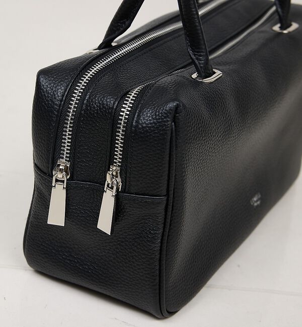 LOWELL things「【再入荷】Raffy/レザースクエアボストン」|ボストンバッグ|