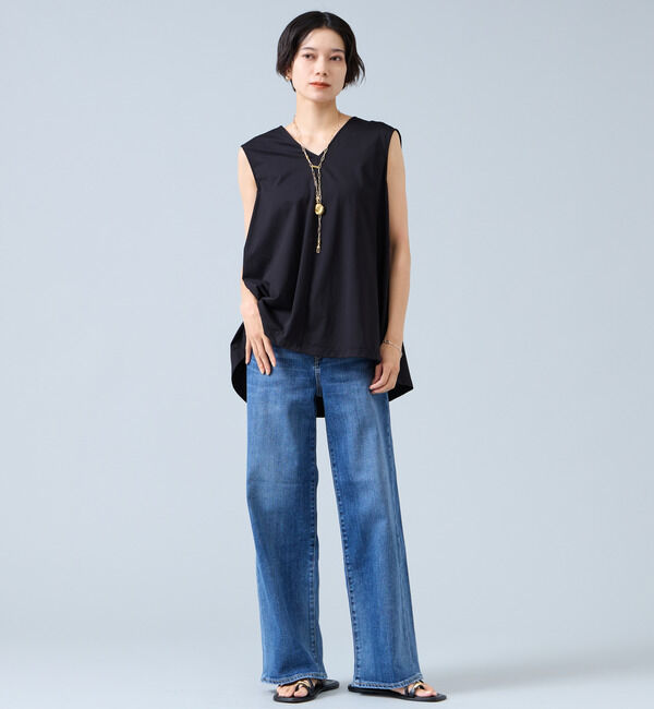 Liesse「Vネックプルオーバー」|Tシャツ・カットソー|