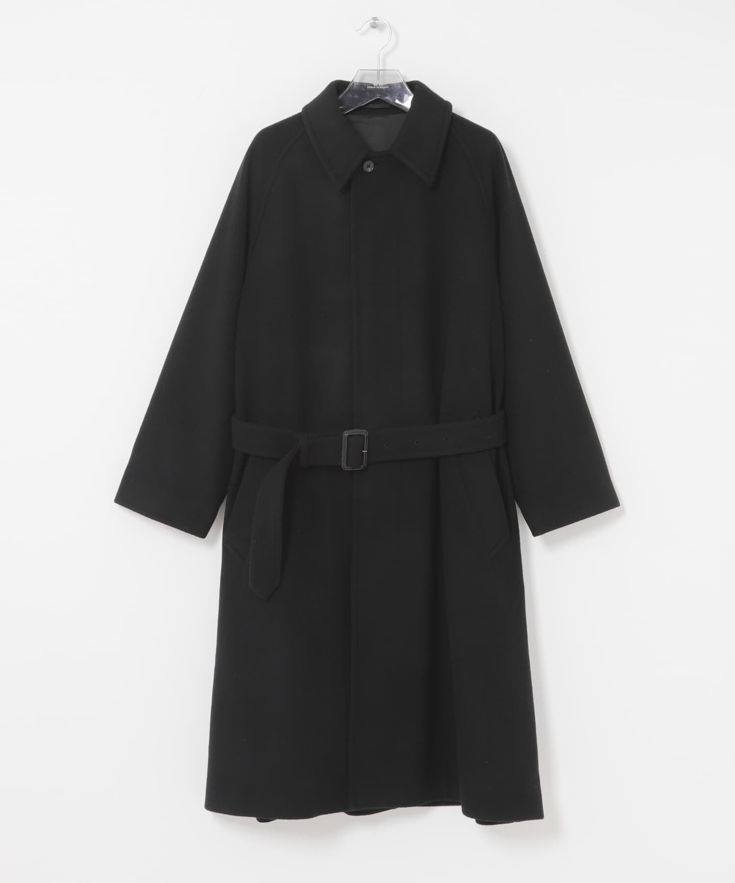 URBAN RESEARCH「WOOL BEAVER BELTED COAT」|ステンカラーコート|
