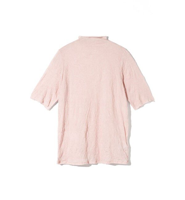 MIDIUMISOLID「MIDIUMISOLID for Ladies シースルーハイネックスリーブインナー」|Tシャツ・カットソー|ピンク