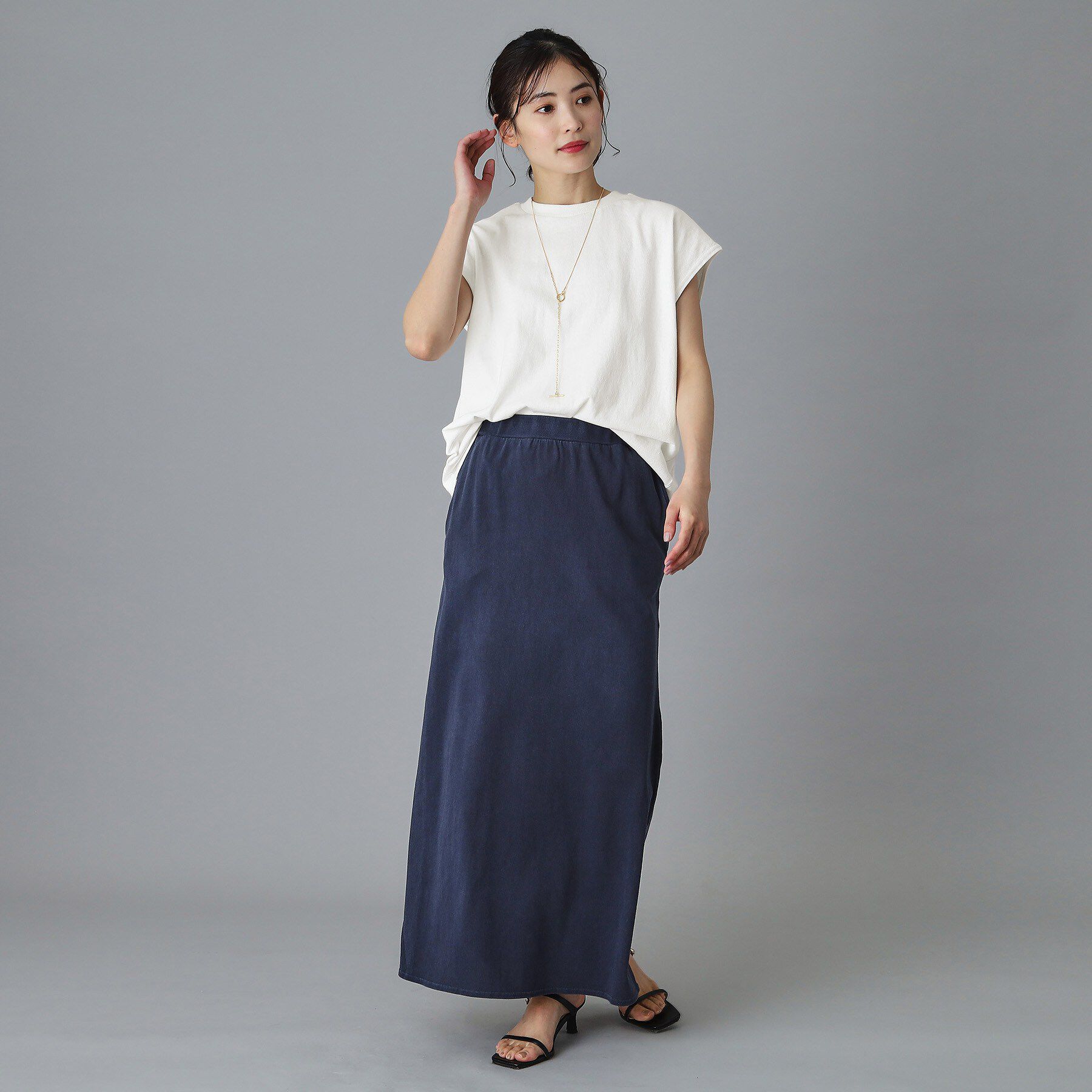 DRESSTERIOR「STAR＆STRIPE（スターアンドストライプ）フレンチスリーブトップス」|Tシャツ・カットソー|
