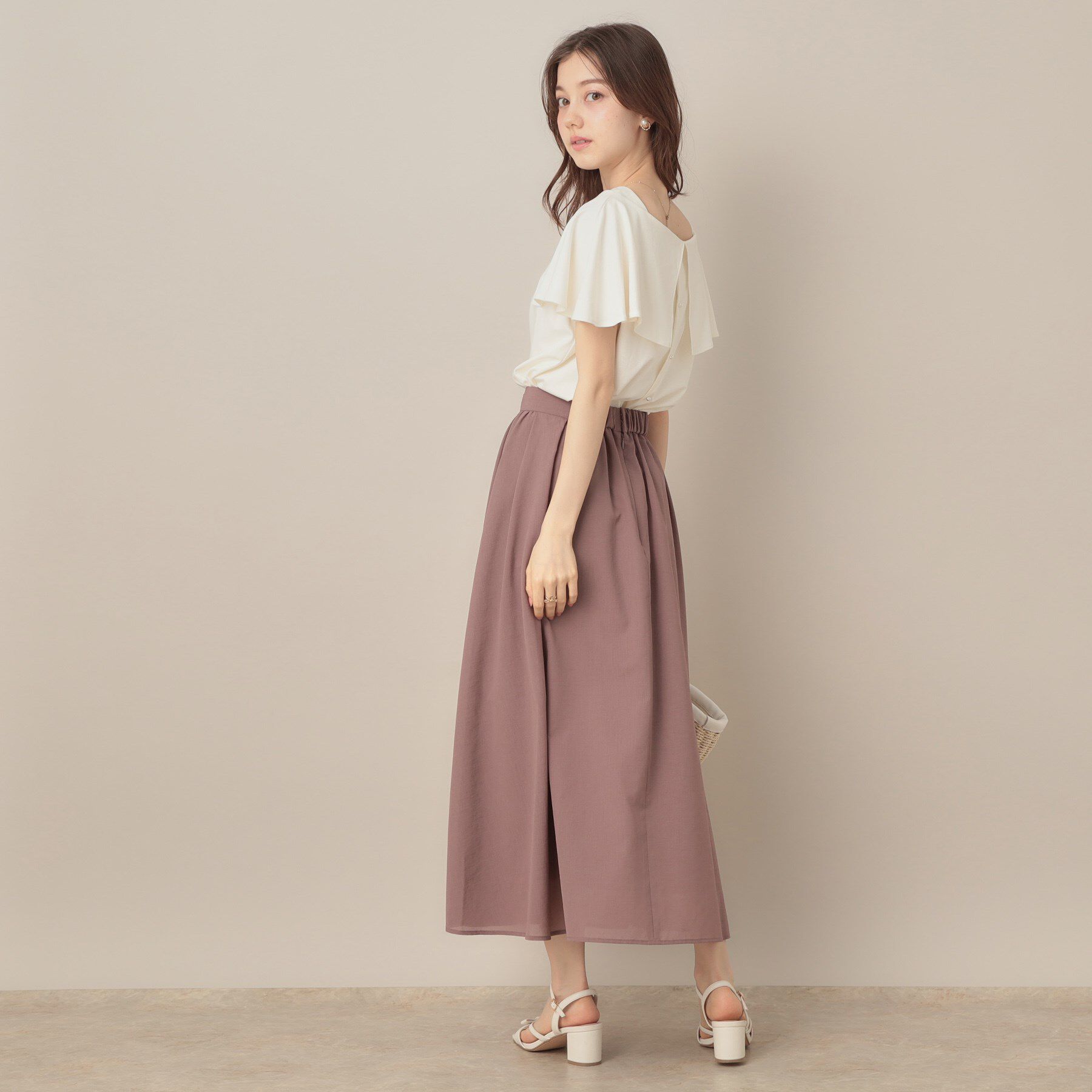 Couture broach「【マシンウォッシャブル・UVケア・接触冷感】2WAYケープデザインカットソー」|Tシャツ・カットソー|
