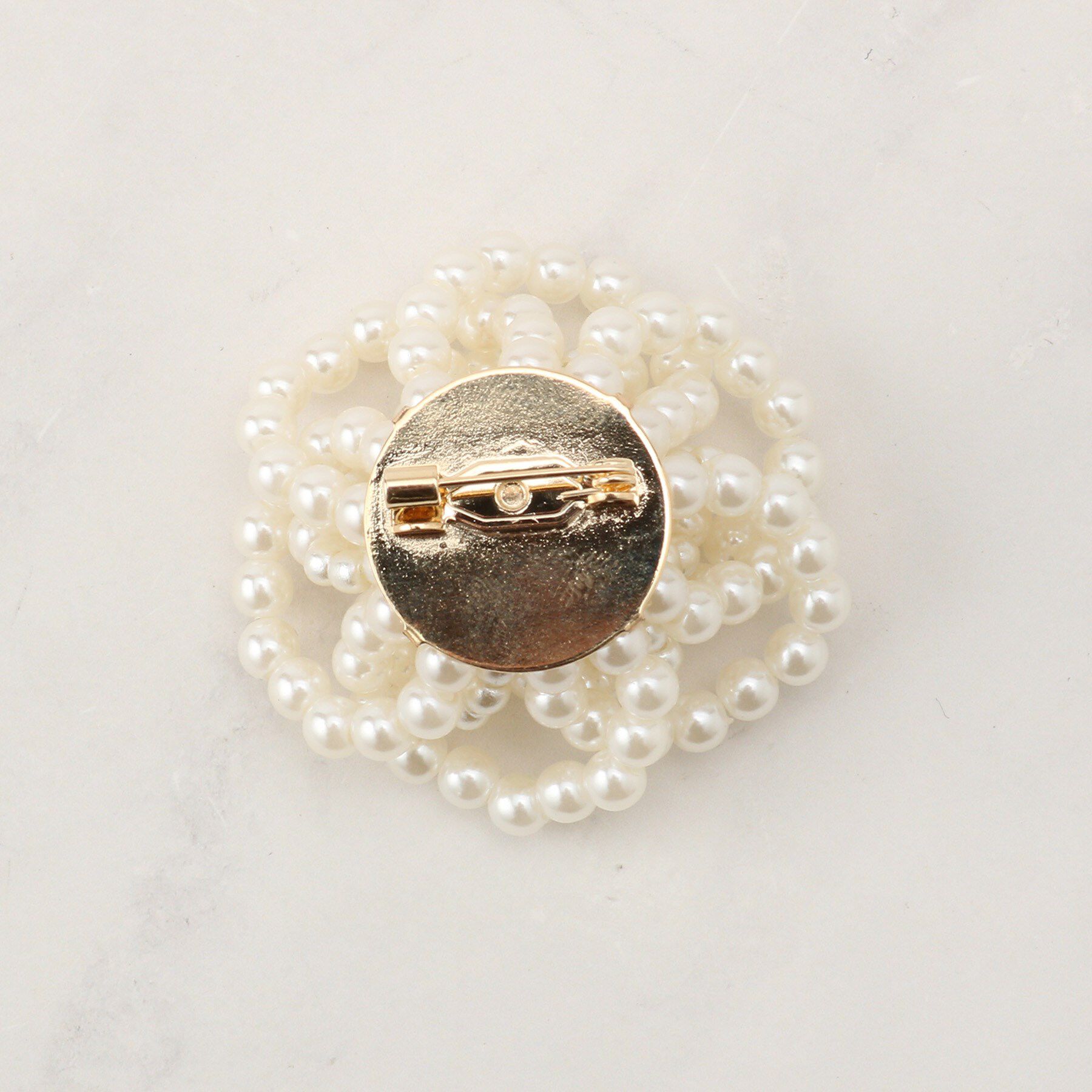 Couture broach「ローズパール調ブローチ」|ブローチ・コサージュ|