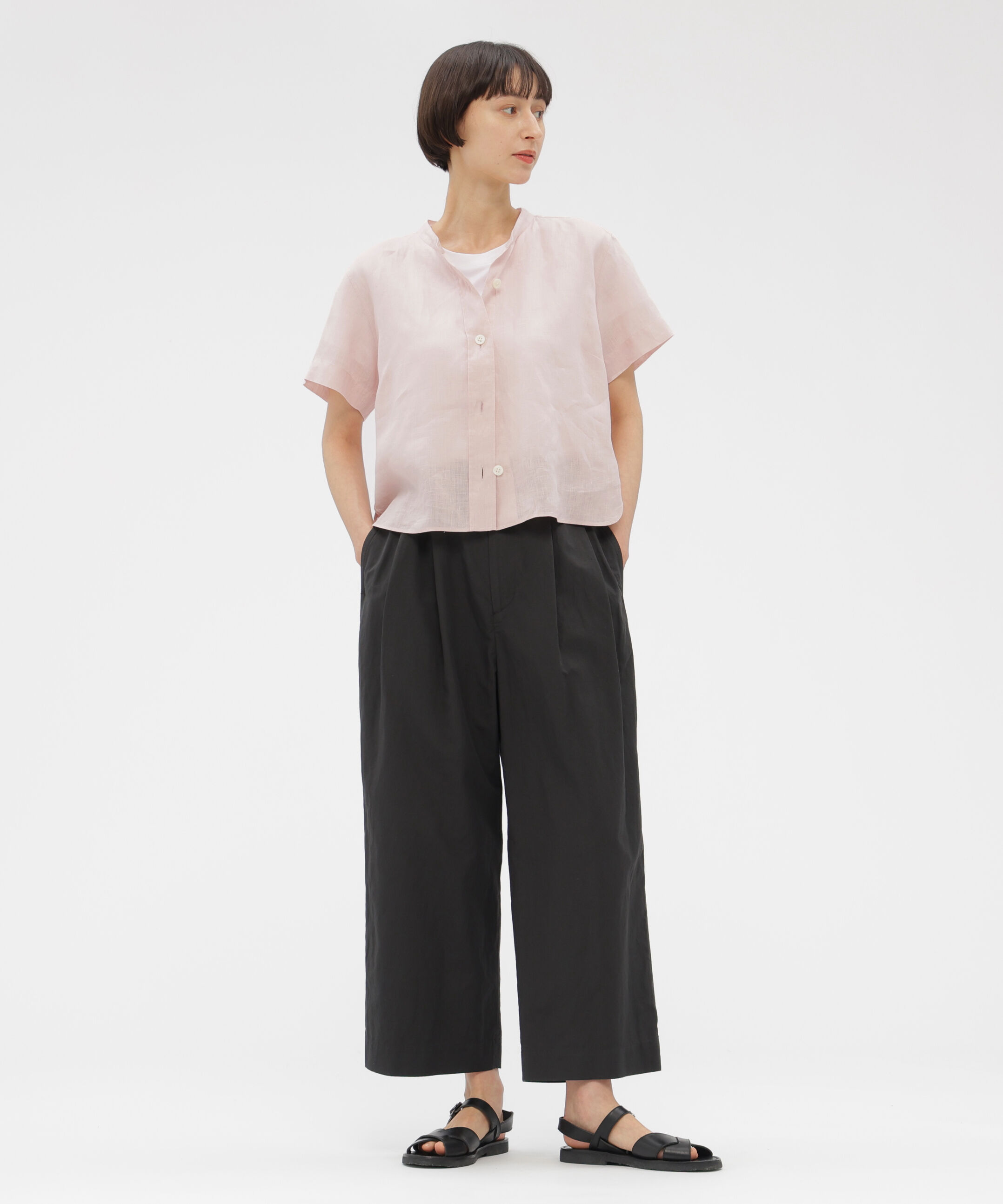  「COTTON LINEN TROUSERS」|その他|