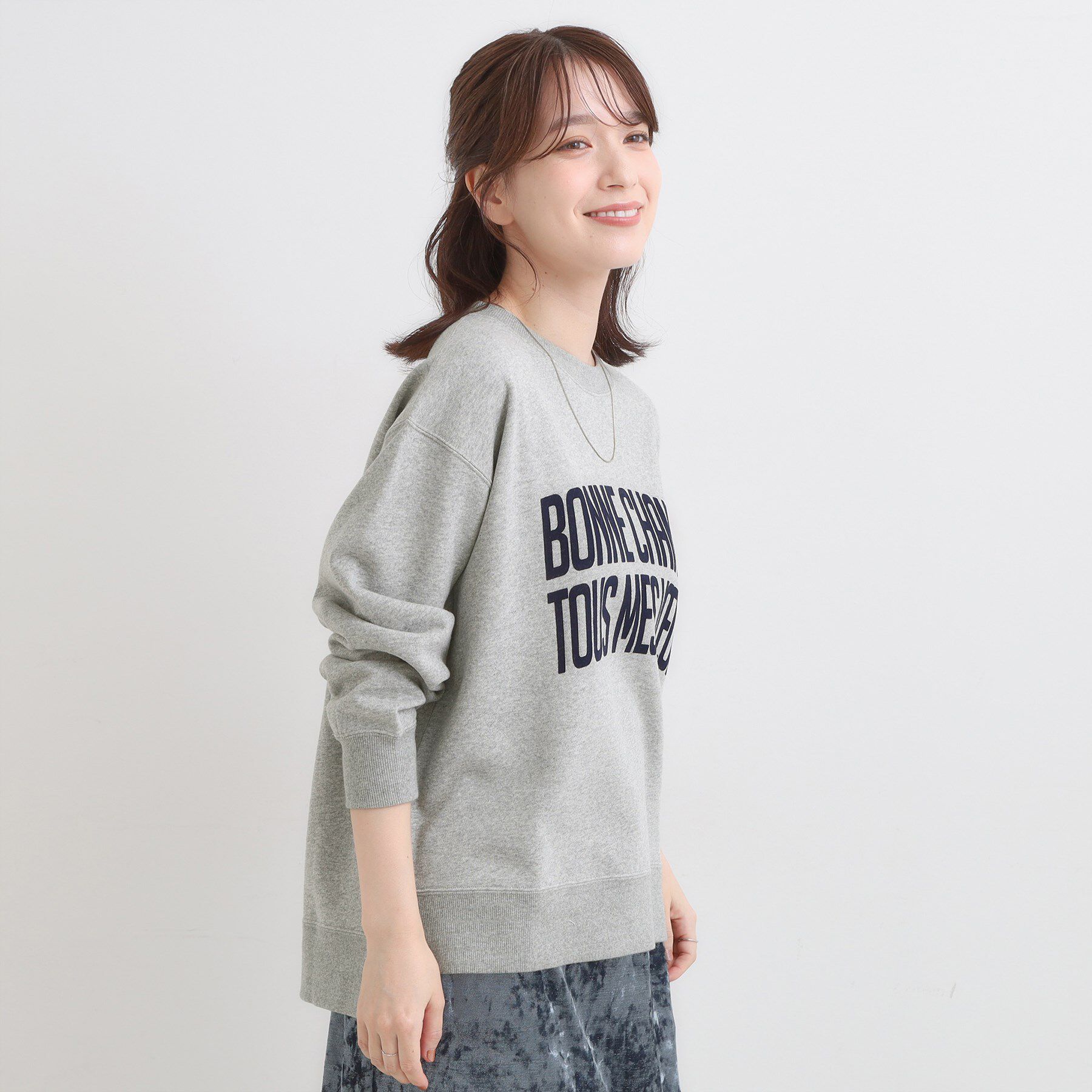 SHOO･LA･RUE「グラフィックアソート裏毛スウェット」|パーカー|