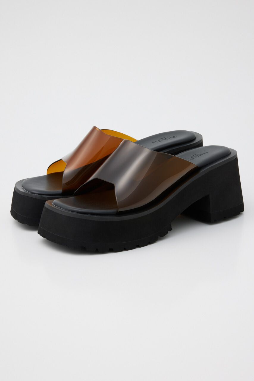 SLY「SQUARE TOE PLAT FORM サンダル」|サンダル|