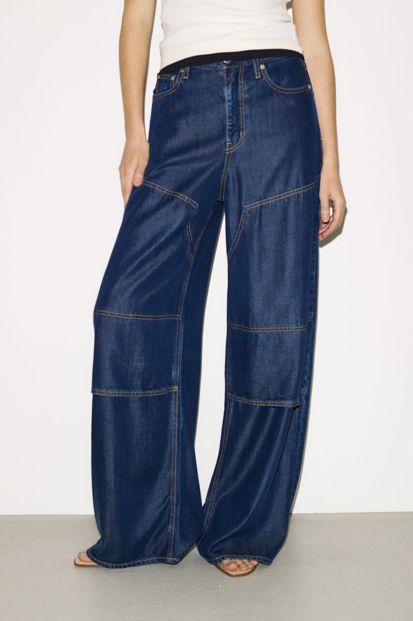 SLY「PAINTER TENCEL（TM）WIDE PT-AB」|デニム|D/BLU3