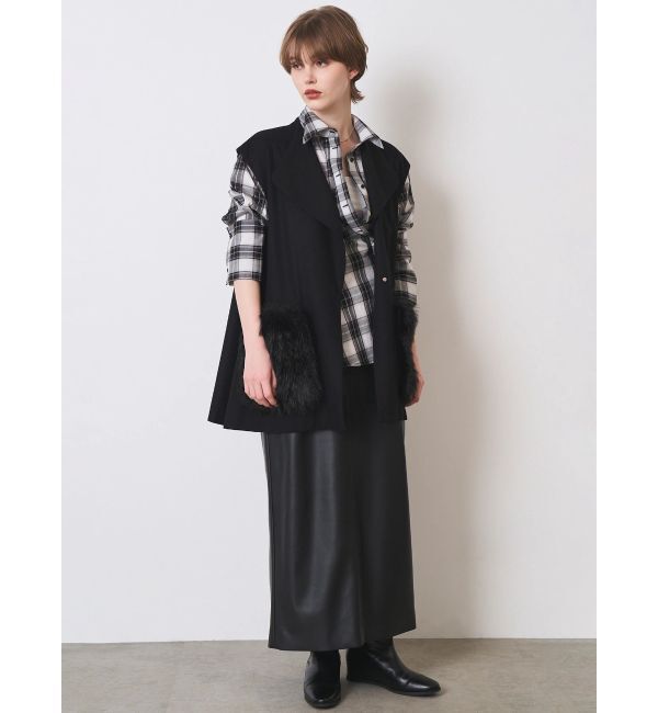 ELENDEEK「FUR POCKET SLEEVELESS CT」|その他|