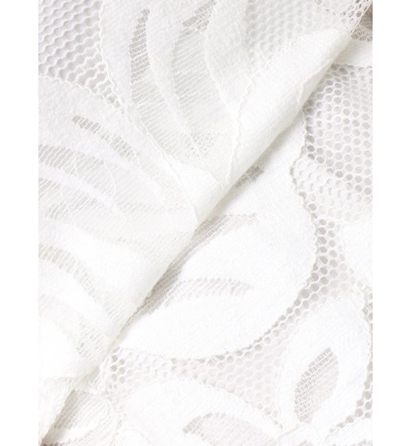 ELENDEEK「LEAVES PATTERN LACE SH」|シャツ・ブラウス|