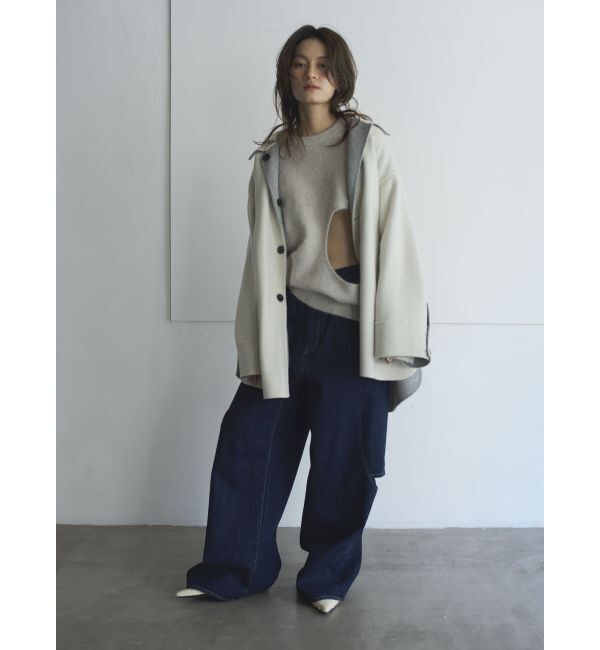 Ungrid「【Htage】リバーシブルビッグシルエットリバーコート」|その他|