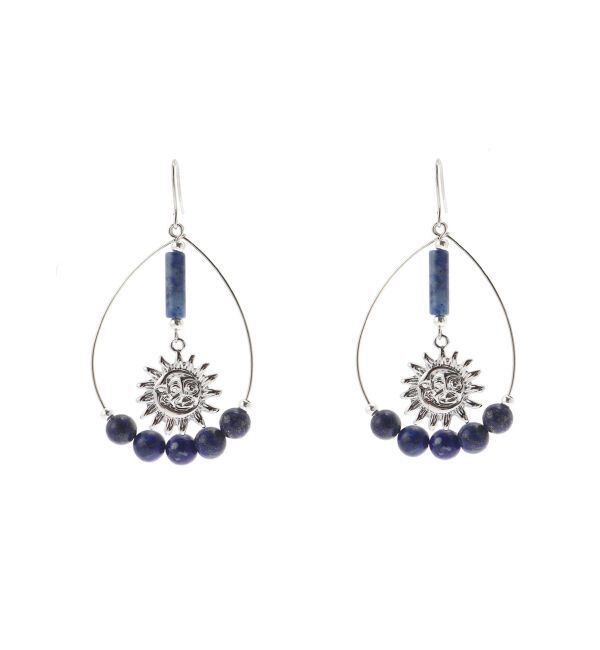 EVRIS「SHELL STONE SUNNY MOTIFピアス」|ピアス|シルバー