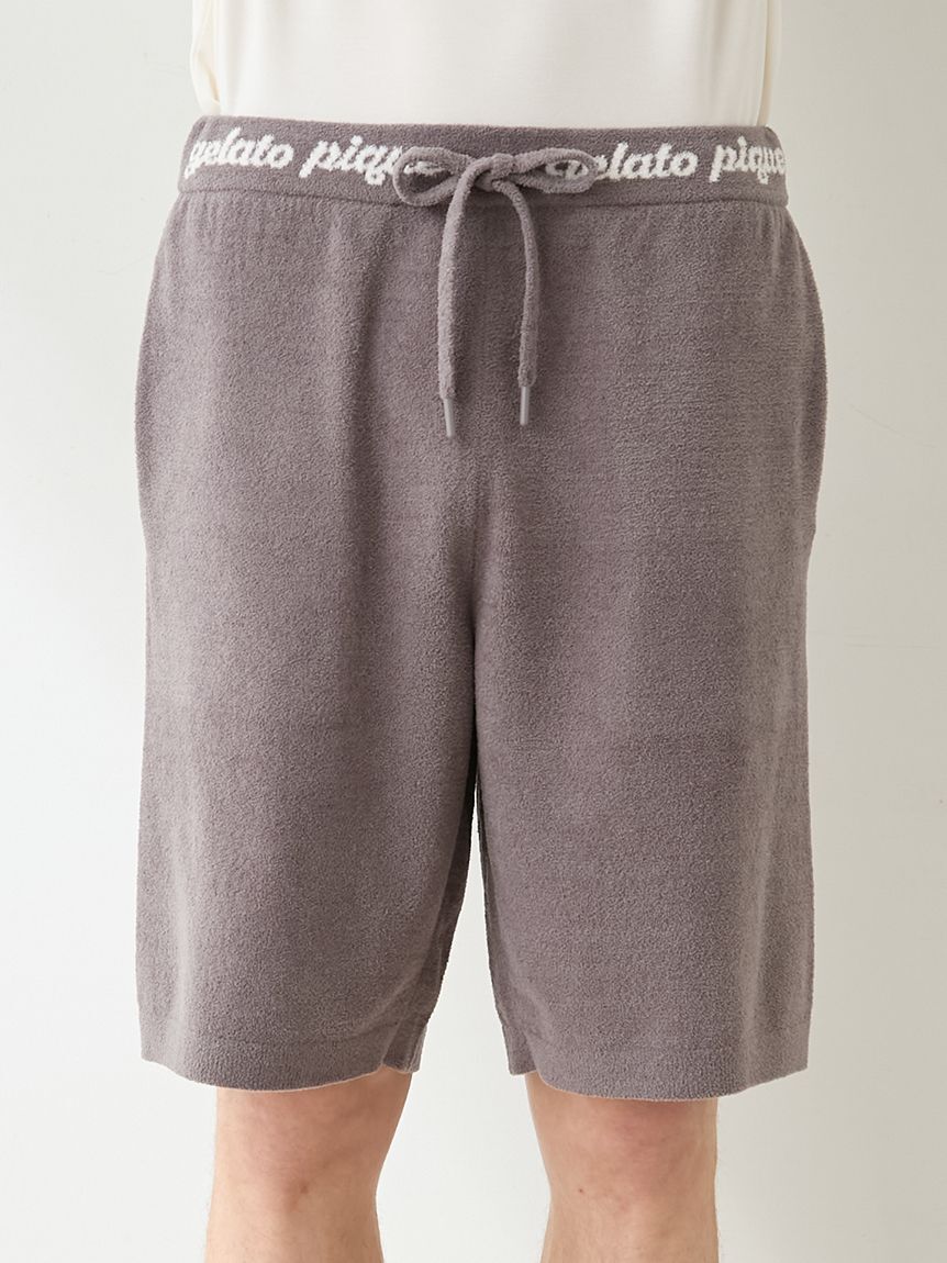 GELATO PIQUE HOMME「【ONLINE限定】【HOMME】エアリーモコボストンテリアジャガードプルオーバー&ハーフパンツセット」|ルームウェア|