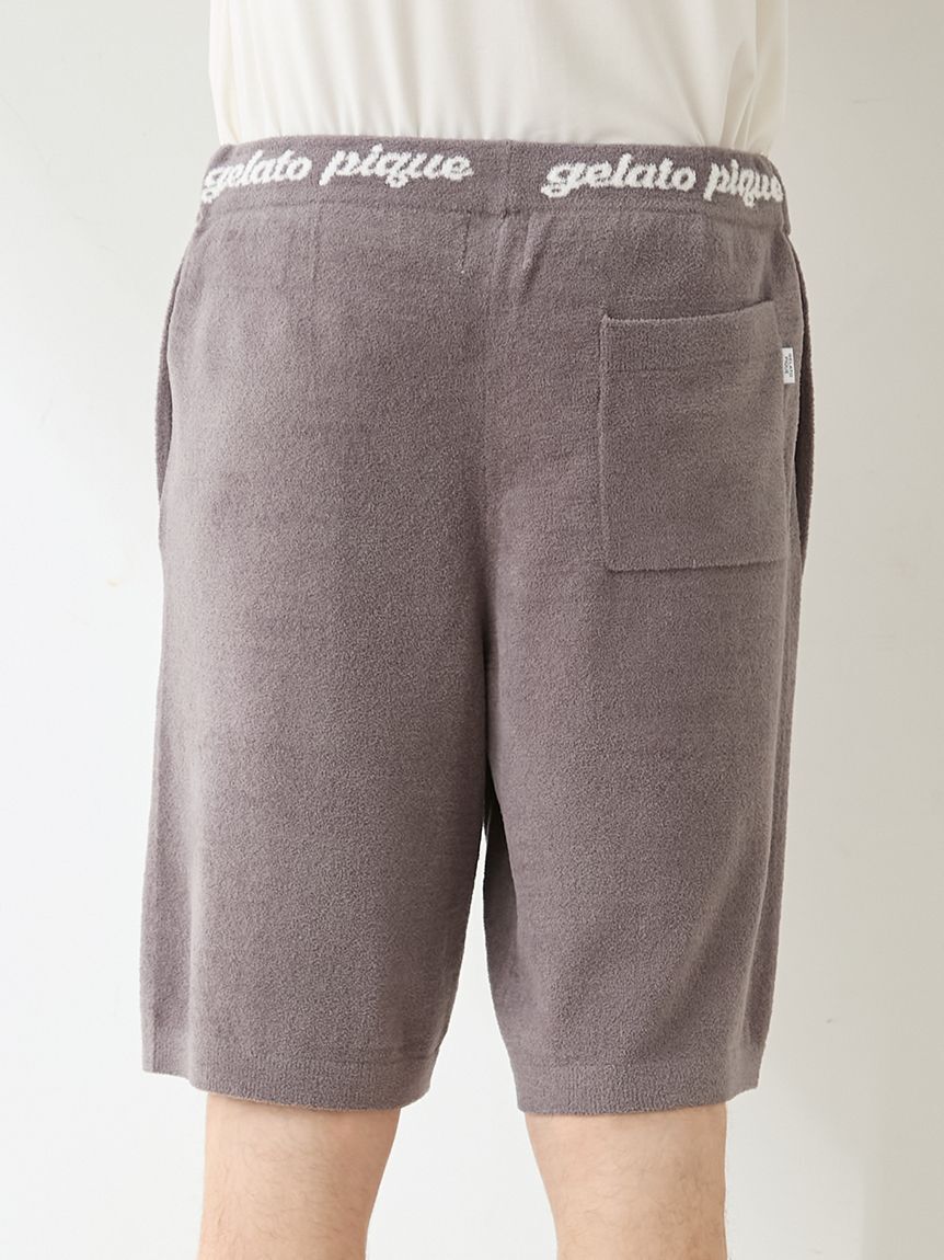 GELATO PIQUE HOMME「【ONLINE限定】【HOMME】エアリーモコボストンテリアジャガードプルオーバー&ハーフパンツセット」|ルームウェア|