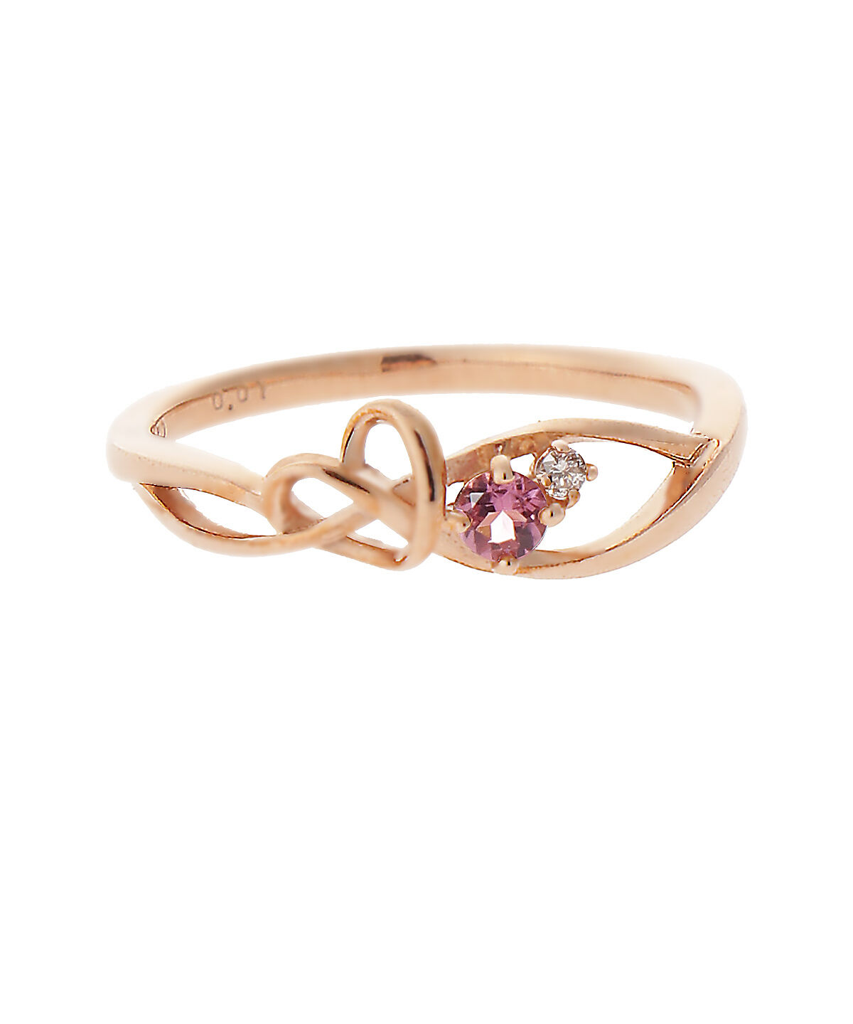 Samantha Tiara「K10 PG Infinity Love Knot リング」|リング|K10 PG