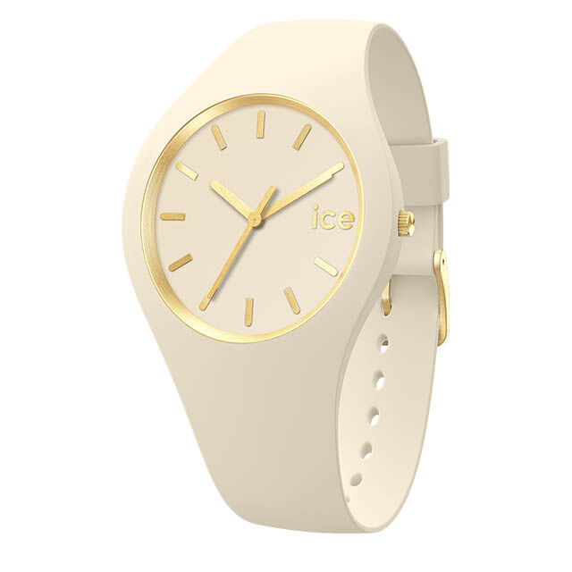 ICE-WATCH「〈ICE-WATCH(ｱｲｽｳｫｯﾁ)〉ｽﾓｰﾙｼﾘｺﾝ ｱｰﾓﾝﾄﾞｽｷﾝ ICE glam brushed」|腕時計|
