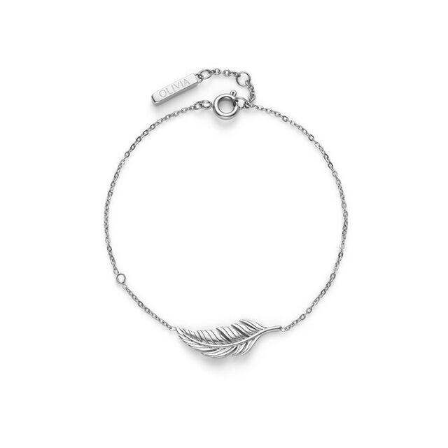 OLIVIA BURTON 「〈OLIVIA BURTON(ｵﾘﾋﾞｱﾊﾞｰﾄﾝ)〉ｼｸﾞﾈﾁｬｰ ﾌｪｻﾞｰ ｼﾙﾊﾞｰ ﾌﾞﾚｽﾚｯﾄ」|ブレスレット・バングル|