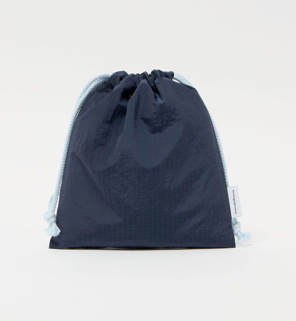 UNITED ARROWS green label relaxing「巾着バッグ（小）（リップストック） / キッズ」|その他|NAVY