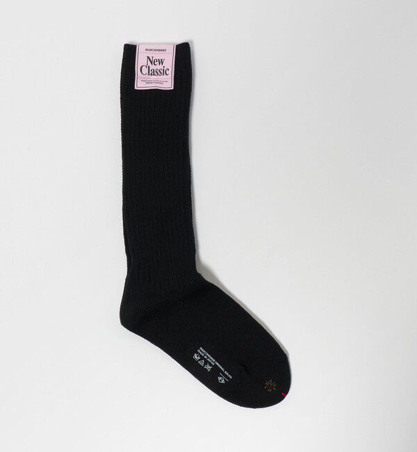 BEAUTY&YOUTH UNITED ARROWS「＜MARCOMONDE＞コットン ルーズ ソックス」|ソックス|BLACK