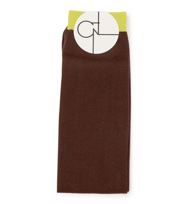 TOMORROWLAND GOODS「CONLEAD SHEER ソックス」|ソックス|48 ダークブラウン系