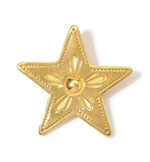 TOMORROWLAND GOODS「ADRAR Star ゴールド ブローチピン」|ブローチ・コサージュ|91 ゴールド
