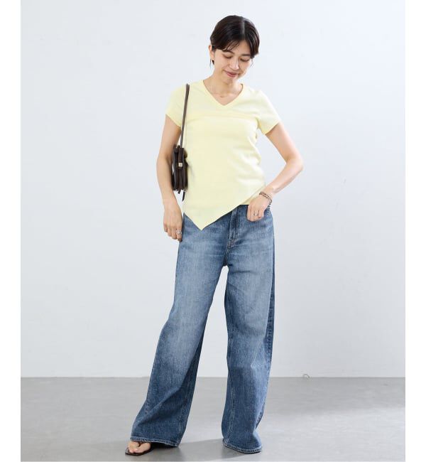 IENA「《追加予約》YANUK/ヤヌーク 別注 MARY Baggy straight デニムパンツ」|デニム|