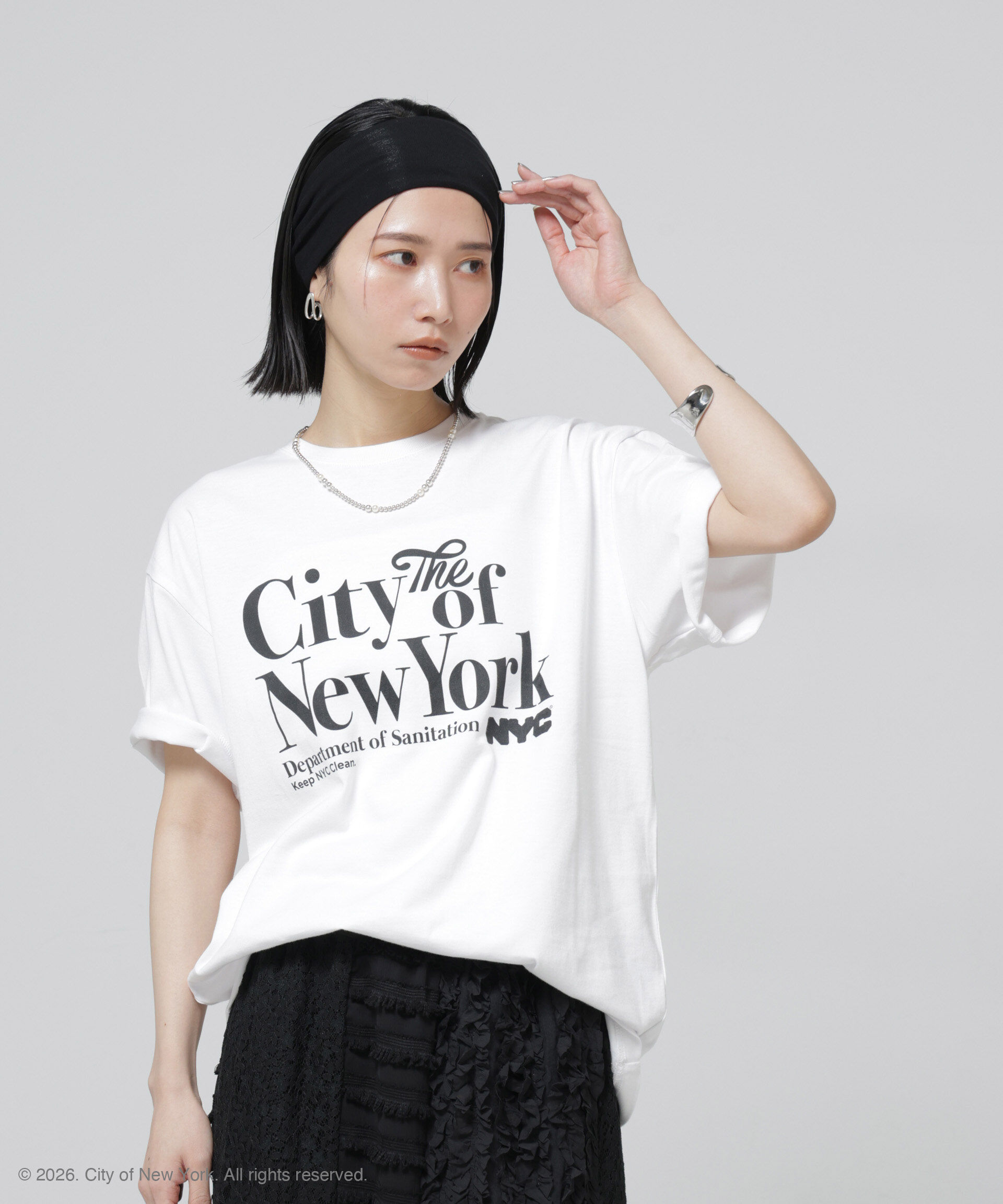 nano･universe「GOOD ROCK SPEED&times;Anti Soaked(R) 汗染み防止 NYC Tシャツ」|Tシャツ・カットソー|パターン54