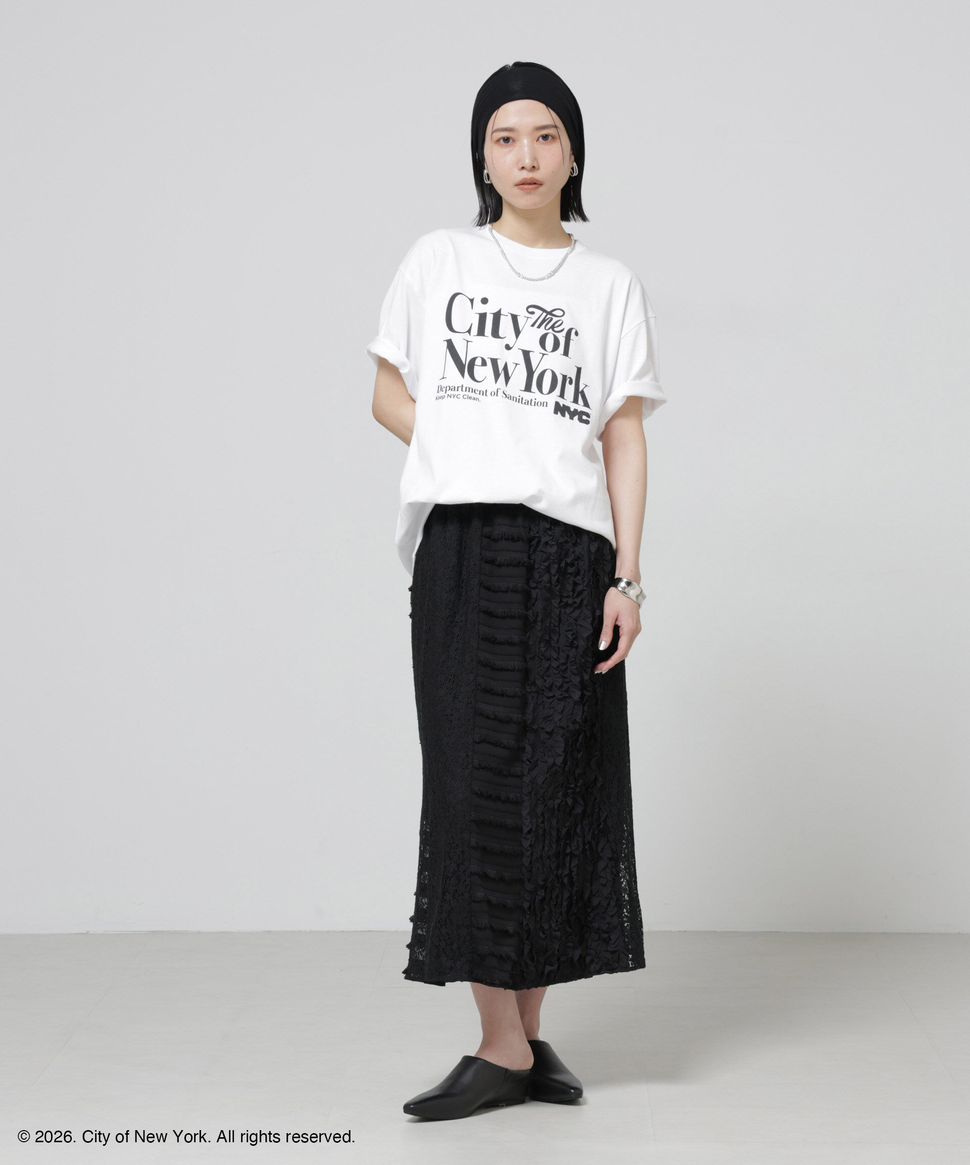 nano･universe「GOOD ROCK SPEED&times;Anti Soaked(R) 汗染み防止 NYC Tシャツ」|Tシャツ・カットソー|