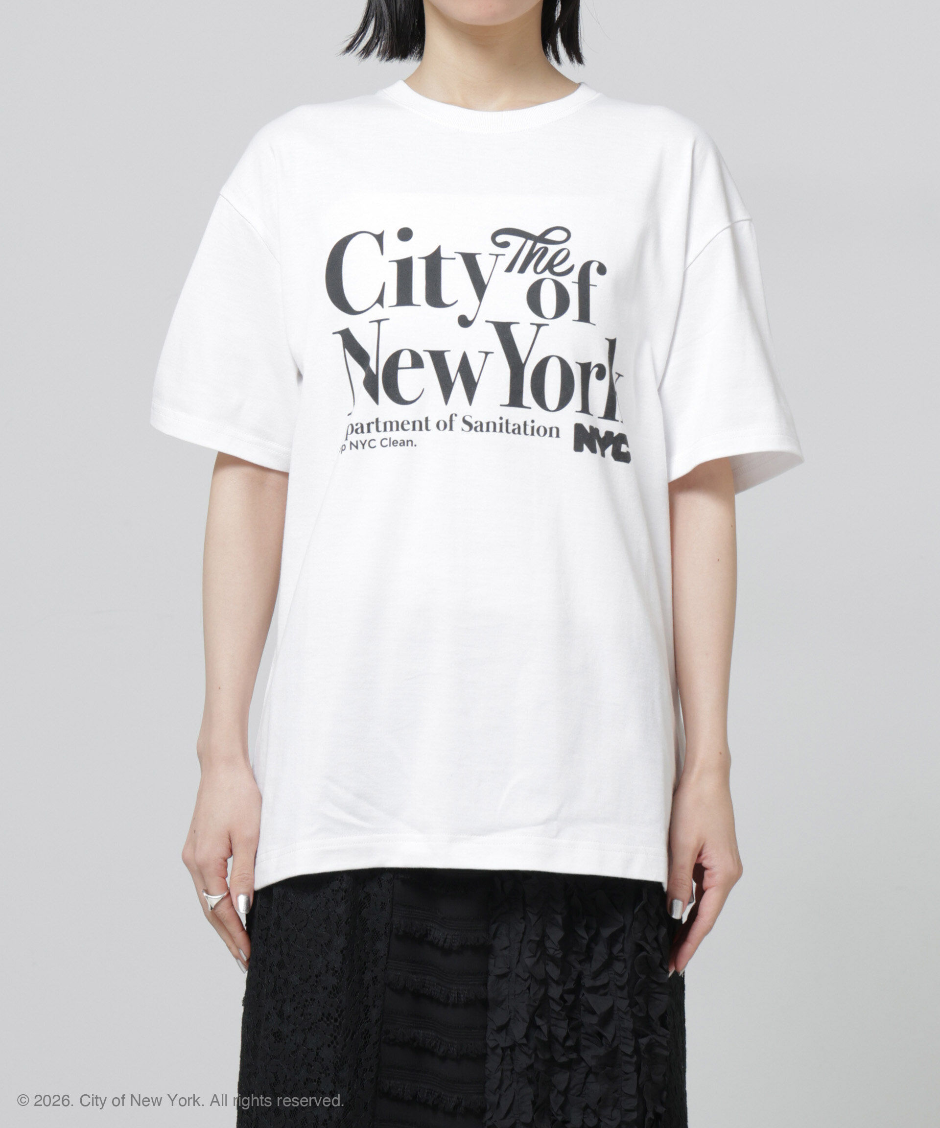 nano･universe「GOOD ROCK SPEED&times;Anti Soaked(R) 汗染み防止 NYC Tシャツ」|Tシャツ・カットソー|