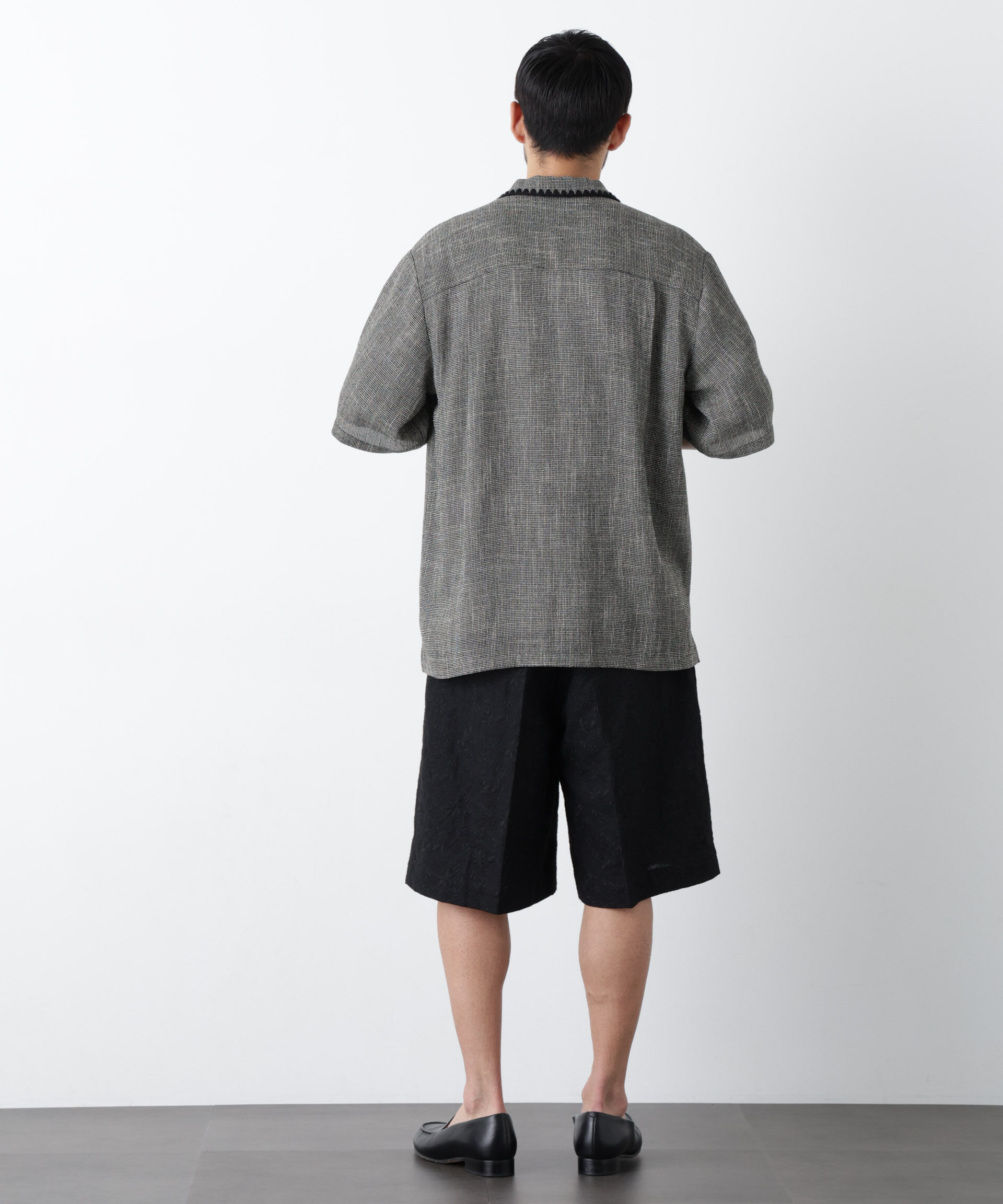 nano･universe「｢OtoNANO｣&times;masoret 総柄刺繍ショートパンツ(セットアップ可)」|チノ|