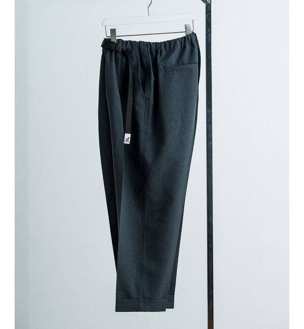 ADAM ET ROPE'「【別注】《GRAMICCI/グラミチ》2WAY STRETCH WIDE TAPERED CROPPED」|スラックス|ブルー系(45)