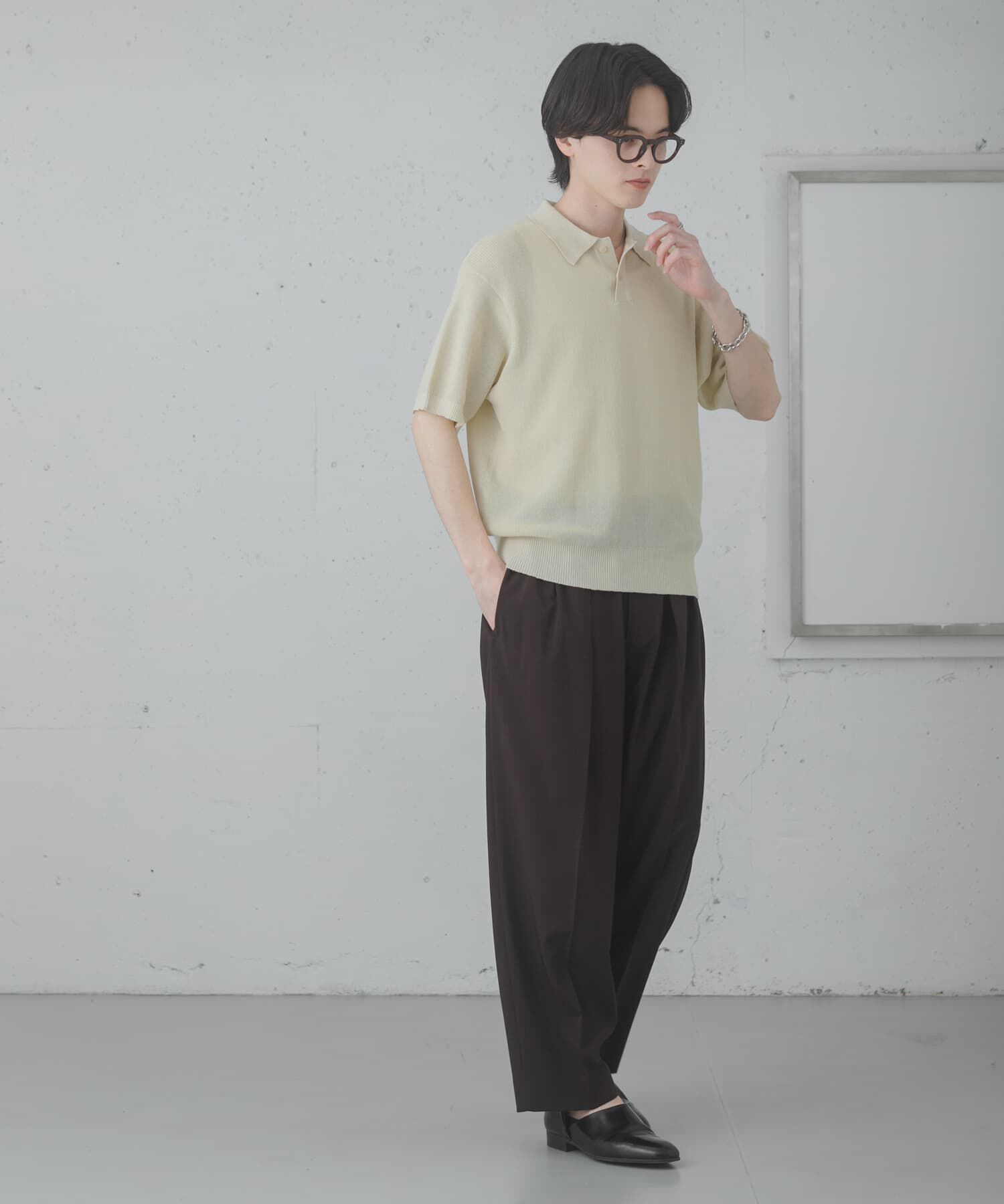 SENSE OF PLACE by URBAN RESEARCH「『イージーケア/速乾』サマー2タックワイドテーパードパンツ」|その他|