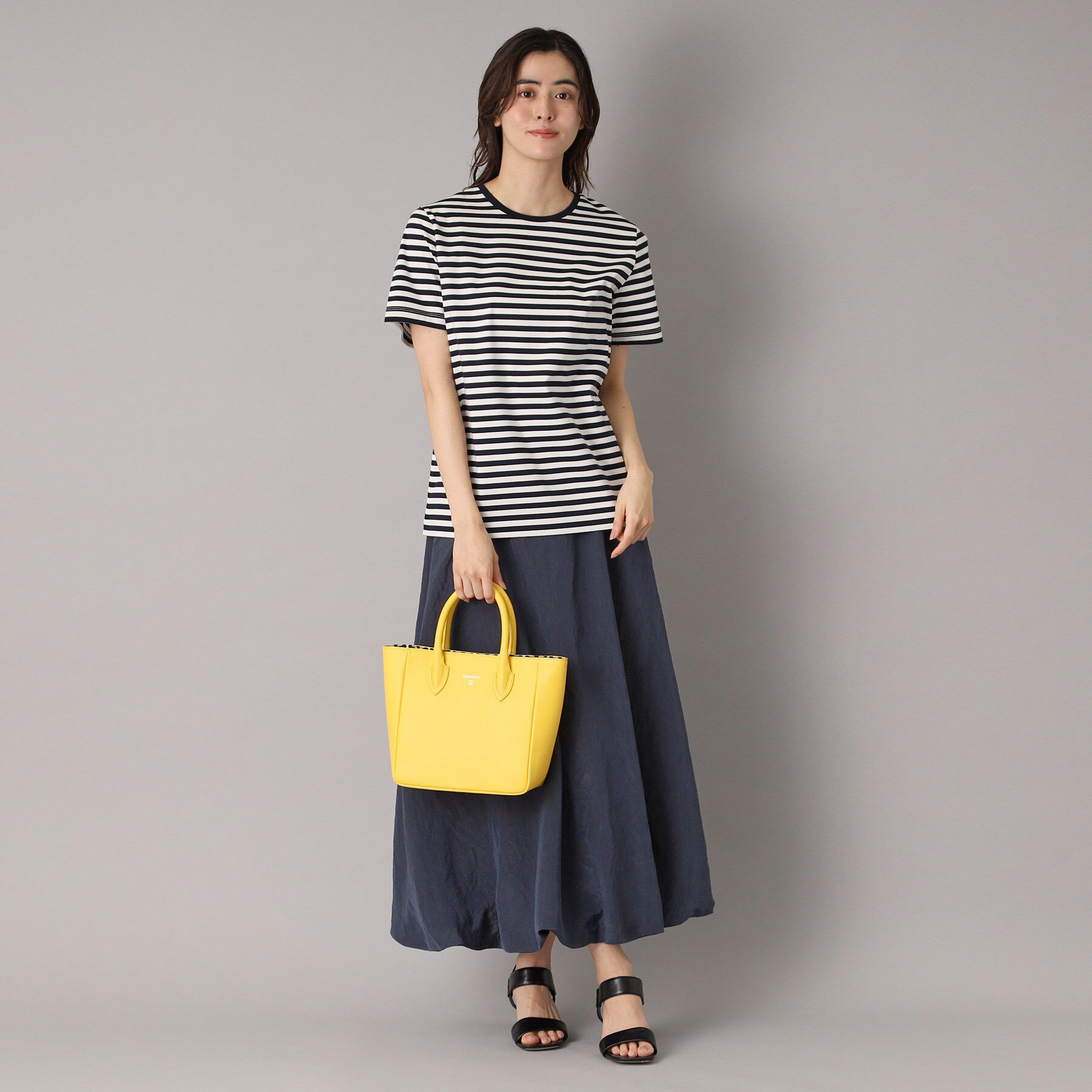 DRESSTERIOR「【接触冷感/抗菌防臭/消臭】アイスクリアコットンボーダーTシャツ」|Tシャツ・カットソー|
