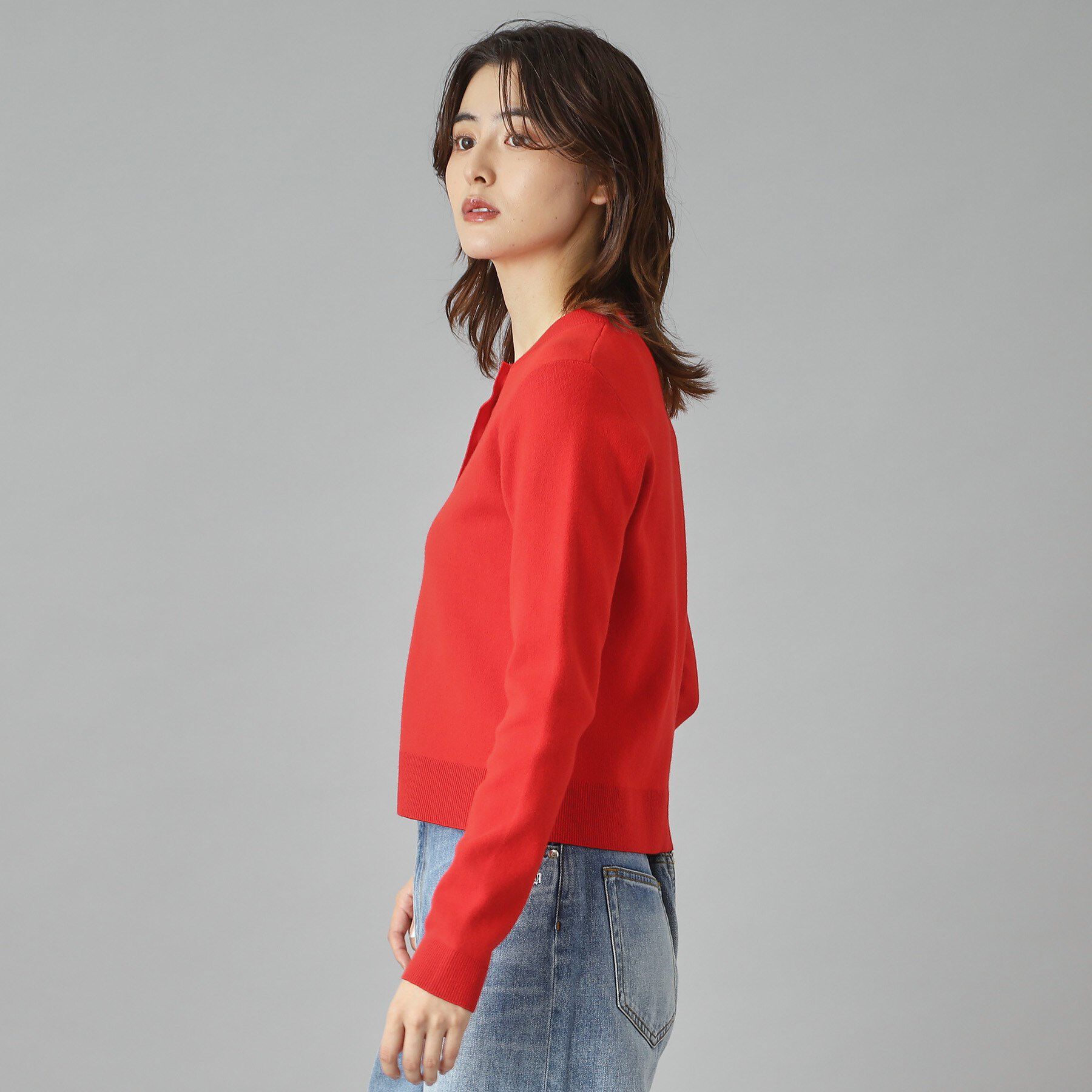 DRESSTERIOR「【洗える/カシミヤ混】ウォッシャブルコットンカシミヤカーディガン」|カーディガン|